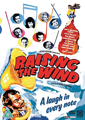 DVD case for “Raising the Wind” film, featuring likely landscape imagery.