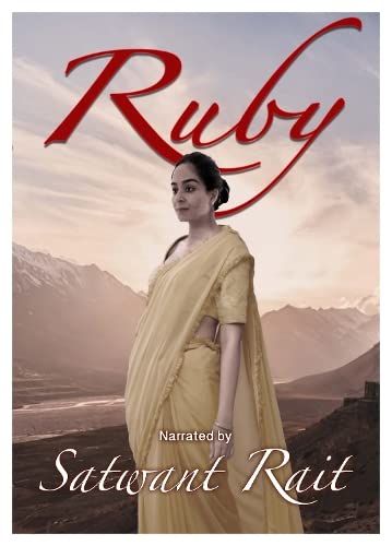 Book cover featuring a pregnant woman in traditional clothing, mountains backdrop.