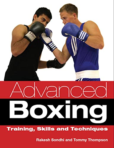 Book cover: two boxers facing each other, title "Advanced Boxing".