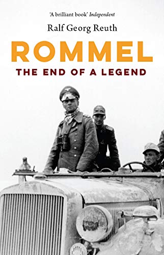 Book cover: "Rommel," featuring a portrait of Erwin Rommel in uniform.