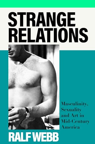 Book cover: "Strange Relations" with a partial torso image and teal background.