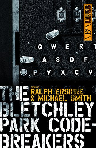 Book cover: "Bletchley Park Codebreakers" with a vintage Enigma machine detail.