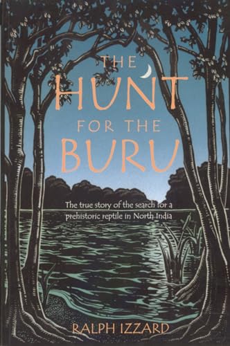 Book cover: “The Hunt for the Buru” with trees and water scene.