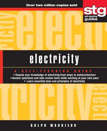 Yellow cover book titled "Electricity: A Self-Teaching Guide" by Ralph Morrison.