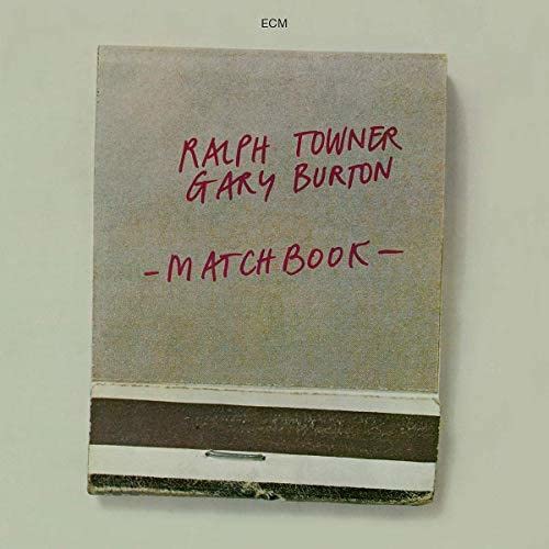 CD cover for Ralph Towner & Gary Burton’s “Matchbook”, resembling a matchbook.