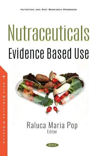 Book cover: "Nutraceuticals" with vegetables and the title "Evidence Based Use".