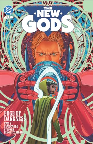 Comic book cover featuring a close-up of a man holding a glowing orb.
