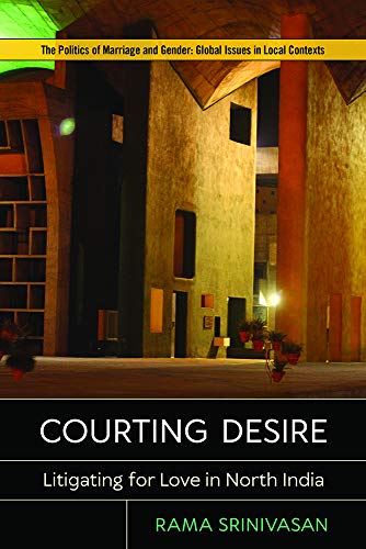 Book cover: "Courting Desire" with an architectural image and title text.