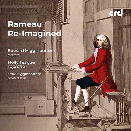 CD cover featuring a portrait of a man at an organ.