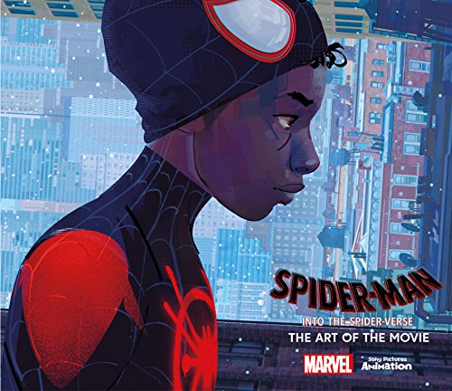 “Spider-Man: Into the Spider-Verse” art book cover featuring Miles Morales.