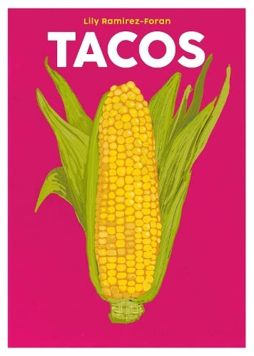Book cover with illustration of a yellow corn cob and green husks.