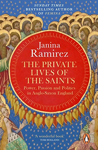 Book cover: "The Private Lives of the Saints" with religious art.