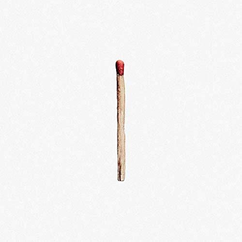 Rammstein CD cover: a single, vertically oriented matchstick on white.