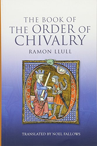 Book cover featuring a medieval illustration of a king knighting a soldier.