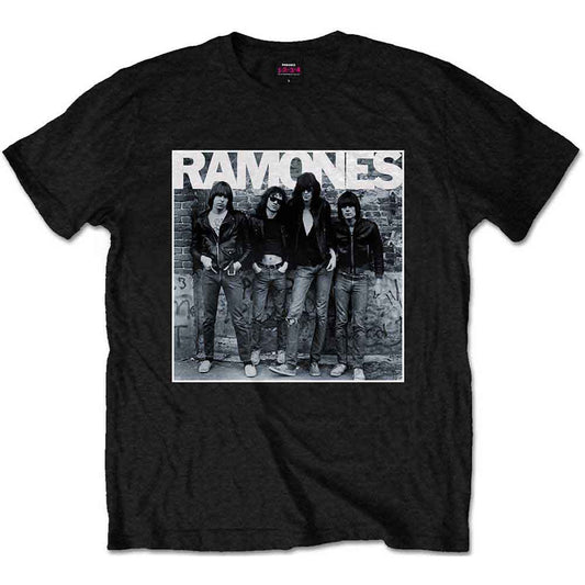 Black t-shirt featuring the Ramones' debut album cover art, size XX-Large.