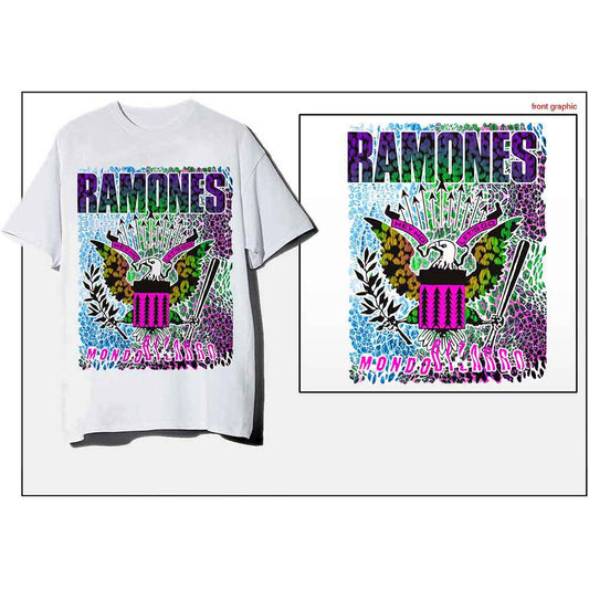 Black t-shirt with Ramones "Animal Skin" album cover graphic, size XX-Large.
