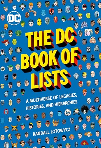 Book cover featuring many DC Comics characters and bold title text.