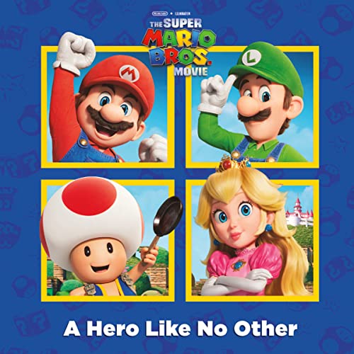 Mario, Luigi, Toad, and Princess Peach from The Super Mario Bros. Movie.