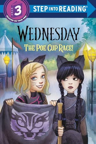 Book cover: two girls with cat ears and a racing flag.
