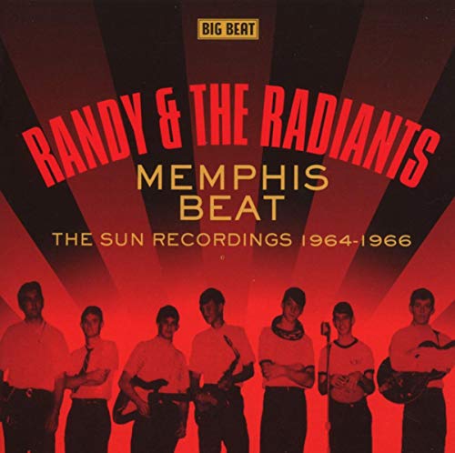 CD cover for Randy & The Radiants’ “Memphis Beat” with band photo.