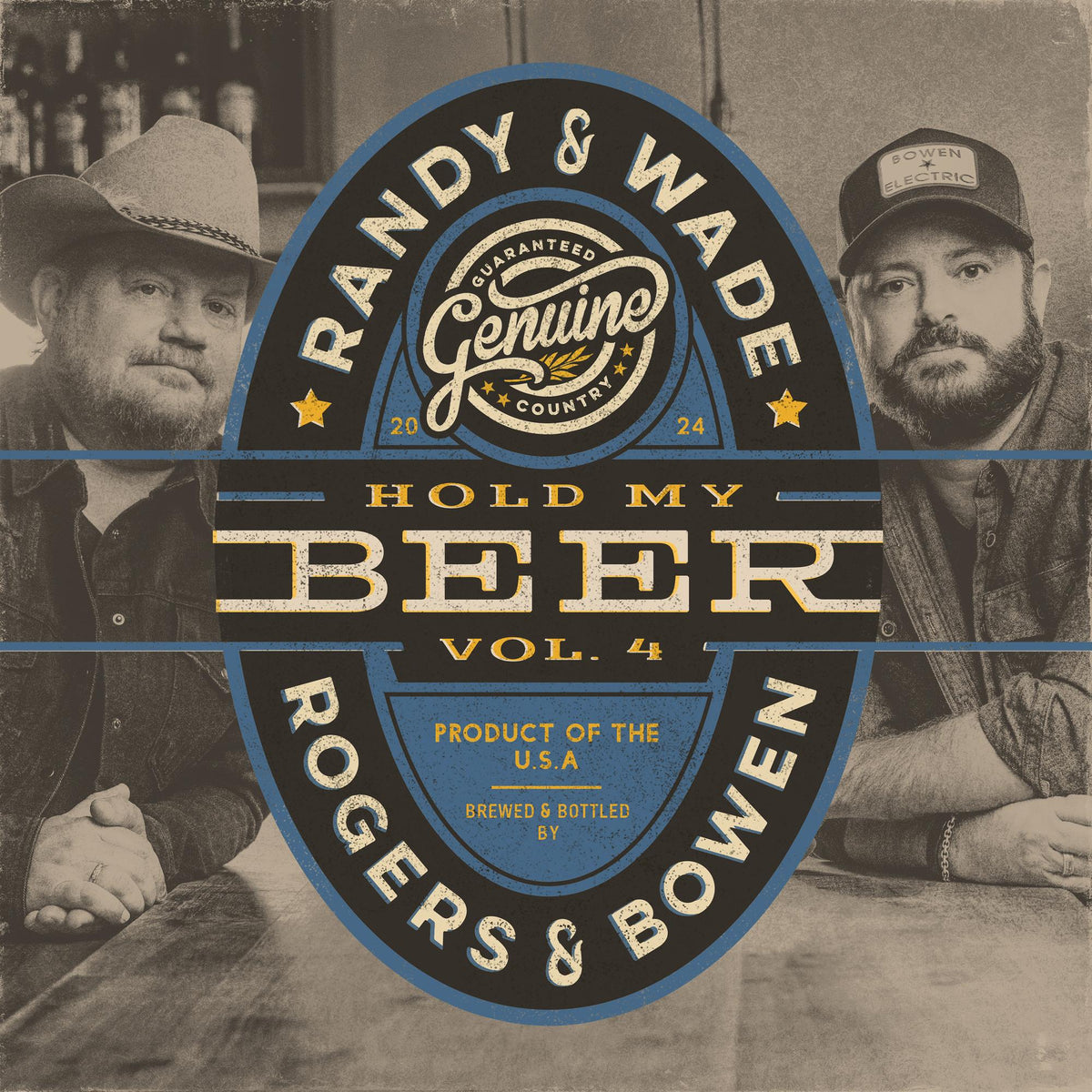 Album cover for Randy Rogers & Wade Bowen’s “Hold My Beer Vol. 3 & 4.”