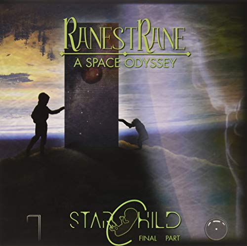 Album cover: figures near a dark monolith in a surreal landscape.