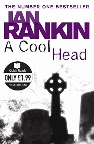 Book cover: “A Cool Head” by Ian Rankin, featuring a Celtic cross.