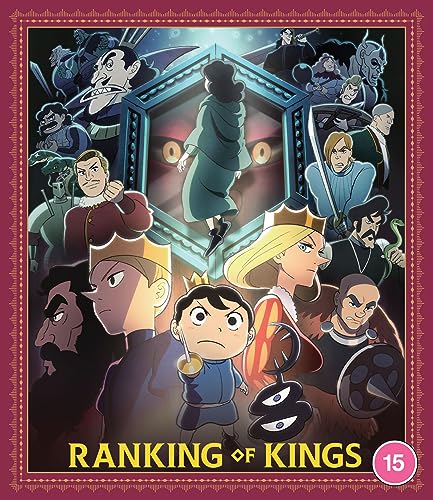 Blu-ray cover for “Ranking of Kings” featuring anime characters in a stone archway.