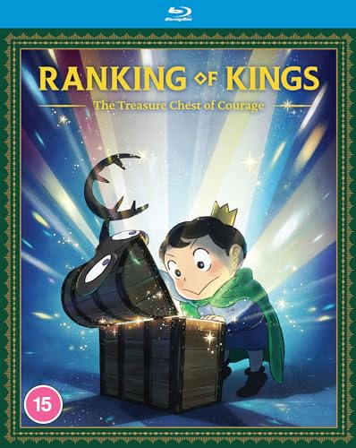 “Ranking of Kings” Season 2 Blu-ray cover with Bojji and a treasure chest.