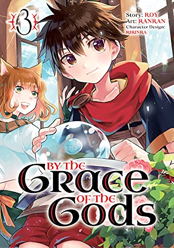Manga cover featuring a boy and a cat-eared girl holding a glowing blue orb.