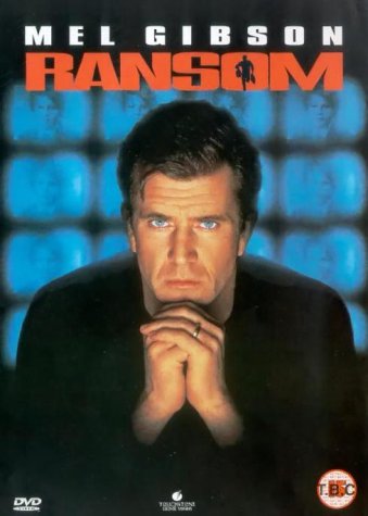 DVD cover featuring Mel Gibson with hands clasped, against a grid of blue screens.