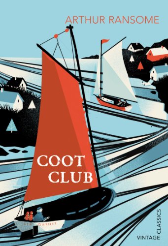 Book cover: red sailboat on water, coastal houses in background.