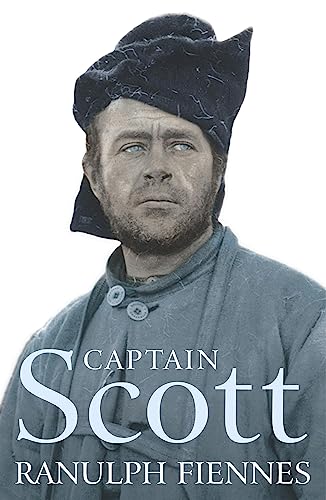 Book cover: portrait of Captain Robert Falcon Scott in winter clothing.