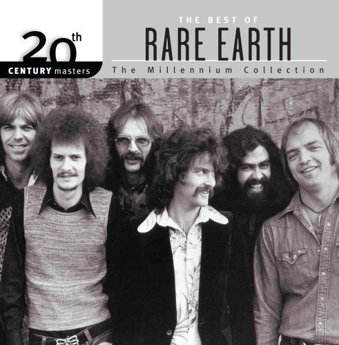 CD cover for Rare Earth’s “20th Century Masters” featuring a band portrait.