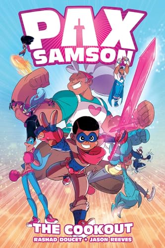 Comic book cover featuring diverse cartoon characters with superpowers.
