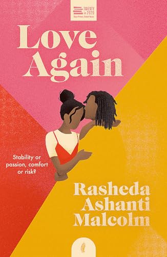 Book cover with illustrated couple and title “Love Again” in bold text.