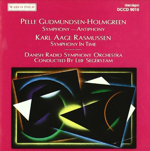 CD cover for “Symphony In Time” by Rasmussen, with abstract art.