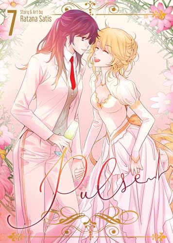 Manga cover: two young people, one in a suit, surrounded by flowers.