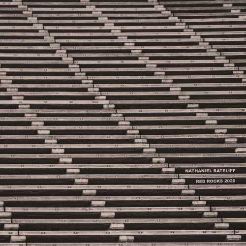 Red Rocks amphitheater seats, album cover for Nathaniel Rateliff 2020.