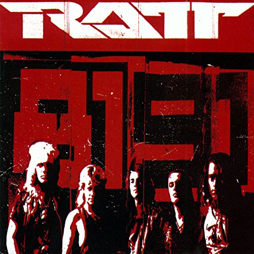Album cover for Ratt & Roll featuring five band members in red and black.B
