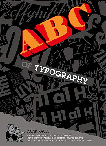 Book cover: "The ABC of Typography" with bold lettering and grey background.