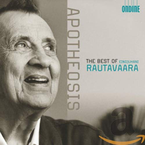 CD cover featuring a portrait of composer Einojuhani Rautavaara.