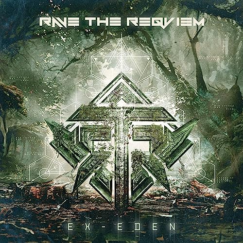 CD cover for Rave The Reqviem’s “Ex-Eden” with geometric and forest imagery.