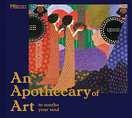 Book cover featuring Klimt-inspired figures amidst floral and geometric patterns.