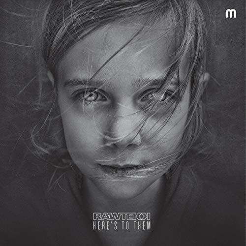 Black and white CD cover featuring a close-up portrait of a young person.