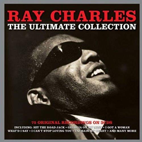 Album cover featuring a portrait of Ray Charles wearing sunglasses against a dark background.