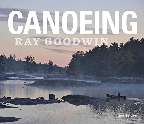 Book cover: canoe on misty lake with forested shoreline.