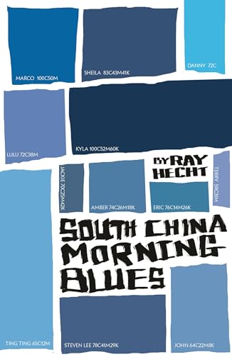 Book cover with abstract blue color blocks and white title text.