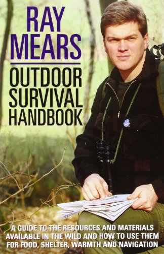 Book cover featuring Ray Mears, titled “Outdoor Survival Handbook.”