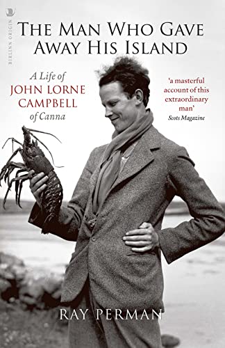 Book cover featuring a man in a tweed suit holding a large lobster.
